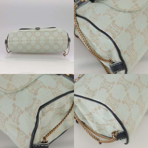 CELINE Paris Macadam Canvas Boogie Hand Bag Peppermint - Picture 10 of 13